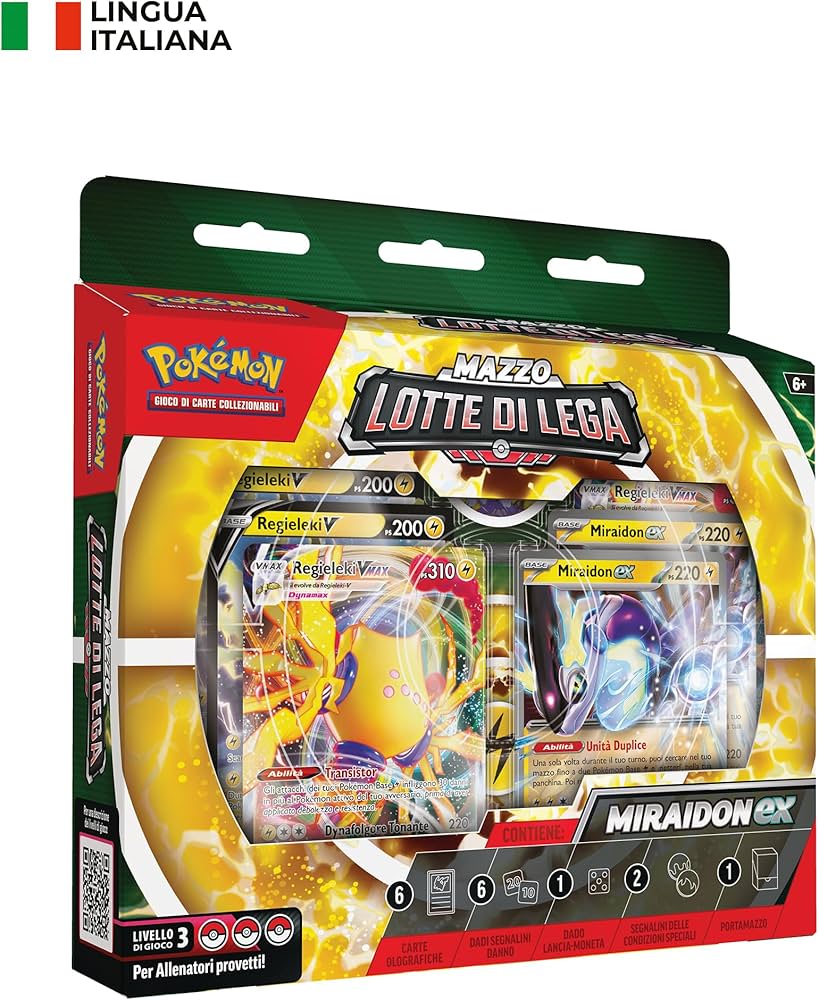 POKEMON Mazzi Lotte di Lega MIRAIDON EX