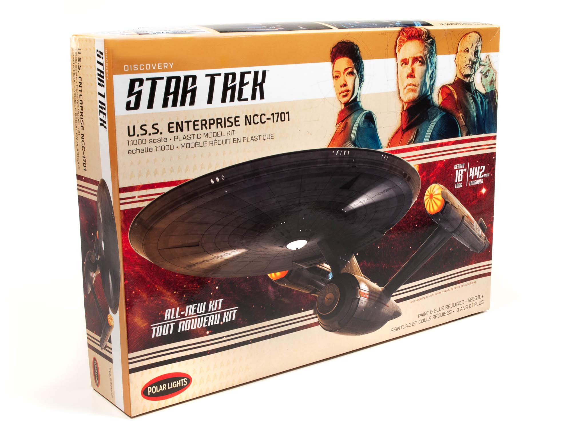 Star Trek Discovery USS Enterprise 2T model kit