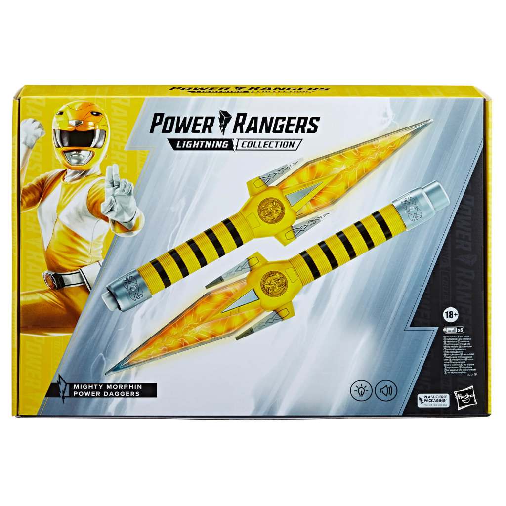 Power Rangers Yellow Ran. Power Daggers
