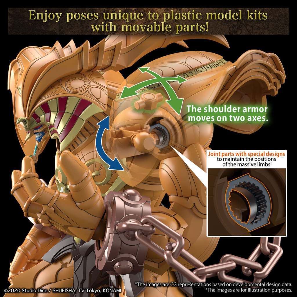Figure Rise Amplified Leg Exodia Incarn Yu gi oh