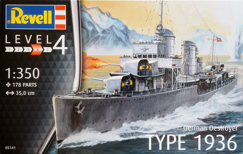 German Destroyer Type 1936