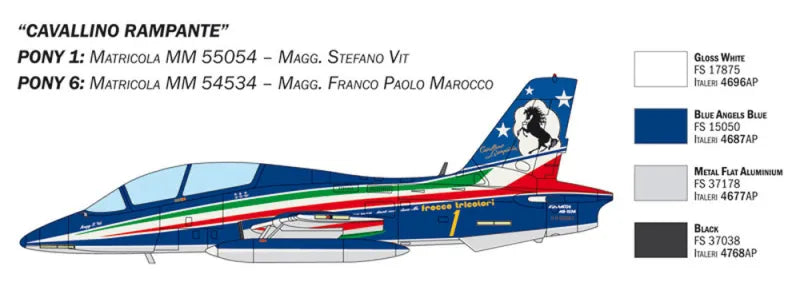 AERMACCHI MB339 60TH P.A.N. ANNIVERSARY 3 KIT