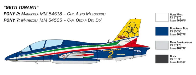 AERMACCHI MB339 60TH P.A.N. ANNIVERSARY 3 KIT
