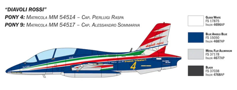 AERMACCHI MB339 60TH P.A.N. ANNIVERSARY 3 KIT