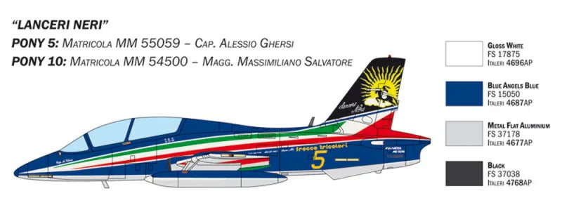 AERMACCHI MB339 60TH P.A.N. ANNIVERSARY 3 KIT