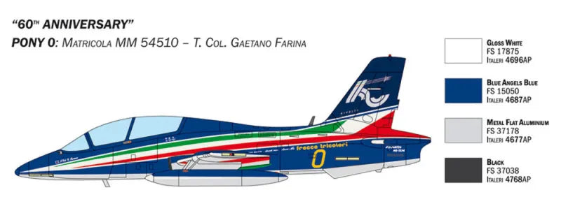 AERMACCHI MB339 60TH P.A.N. ANNIVERSARY 3 KIT