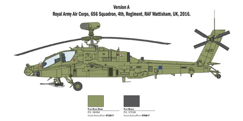 AH-64D Longbow Apache Italeri