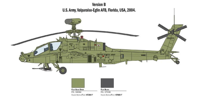 AH-64D Longbow Apache Italeri