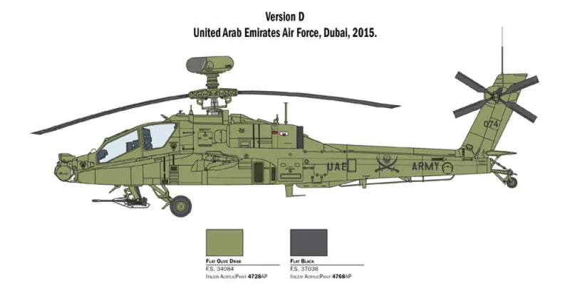 AH-64D Longbow Apache Italeri