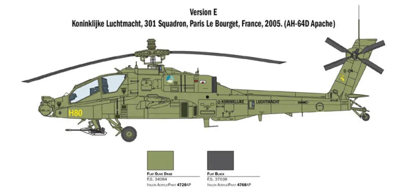 AH-64D Longbow Apache Italeri