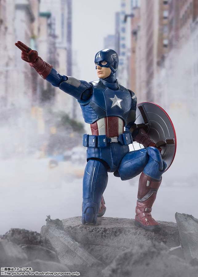 Avengers Assemble Captain America S.F Figuarts