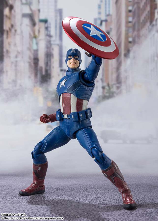 Avengers Assemble Captain America S.F Figuarts
