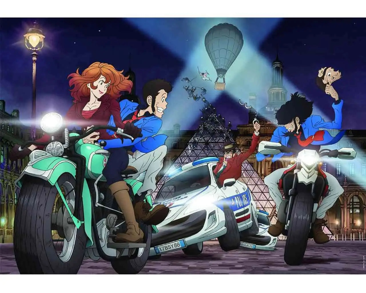Anime Puzzle Collection - Lupin The 3rd - Chase - Jigsaw Puzzle 1000 Pcs