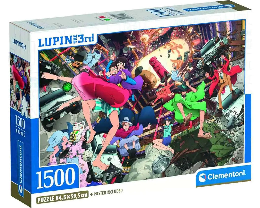 Anime Puzzle Collection - Lupin The 3rd - Explosion - Jigsaw Puzzle 1500 Pcs