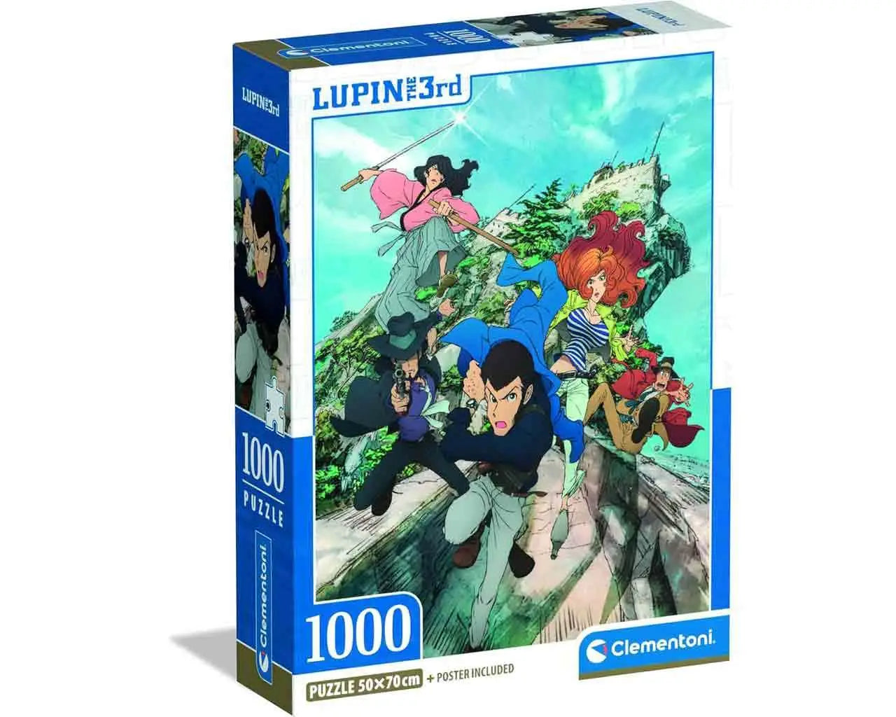Anime Puzzle Collection - Lupin The 3rd - The Italian Adventure - Jigsaw Puzzle 1000 Pcs