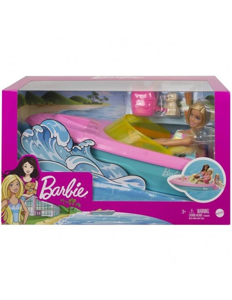 BARBIE Bambola con Barca GRG30