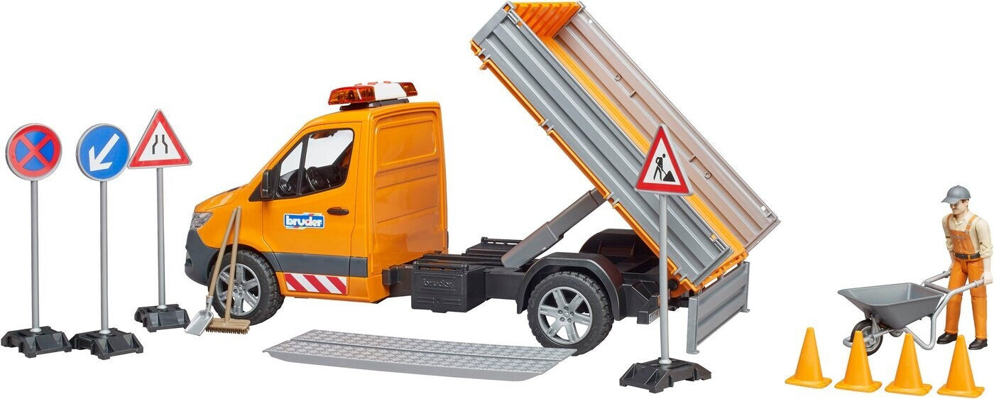 BRUDER 02677 – MB Sprinter Lavori Stradali con Personaggio