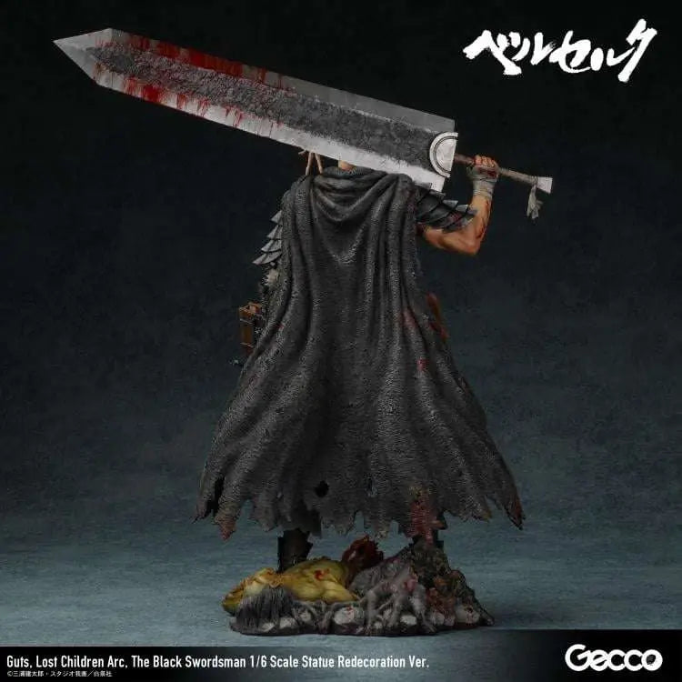 Berserk Guts Black Swordman Lost Children Arc Redeco 1/6 Scale Statue