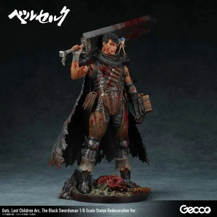 Berserk Guts Black Swordman Lost Children Arc Redeco 1/6 Scale Statue