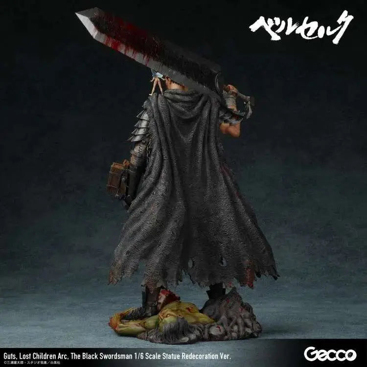 Berserk Guts Black Swordman Lost Children Arc Redeco 1/6 Scale Statue