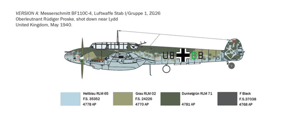 Bf-110 C-3/C-4 Zerstorer