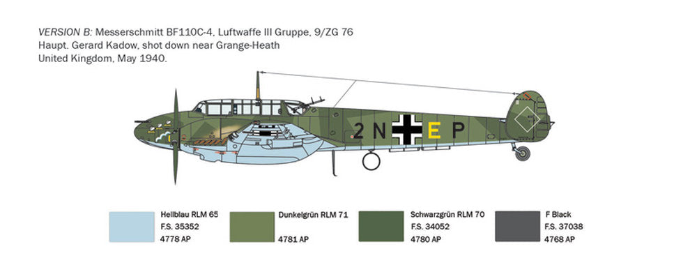 Bf-110 C-3/C-4 Zerstorer