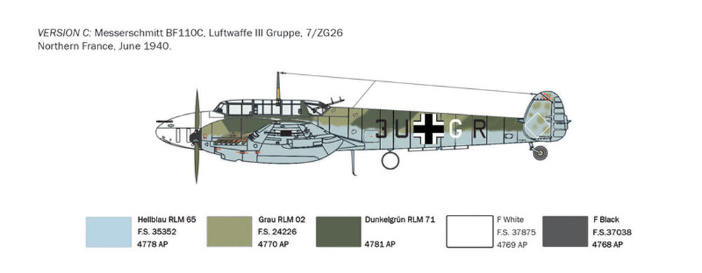 Bf-110 C-3/C-4 Zerstorer