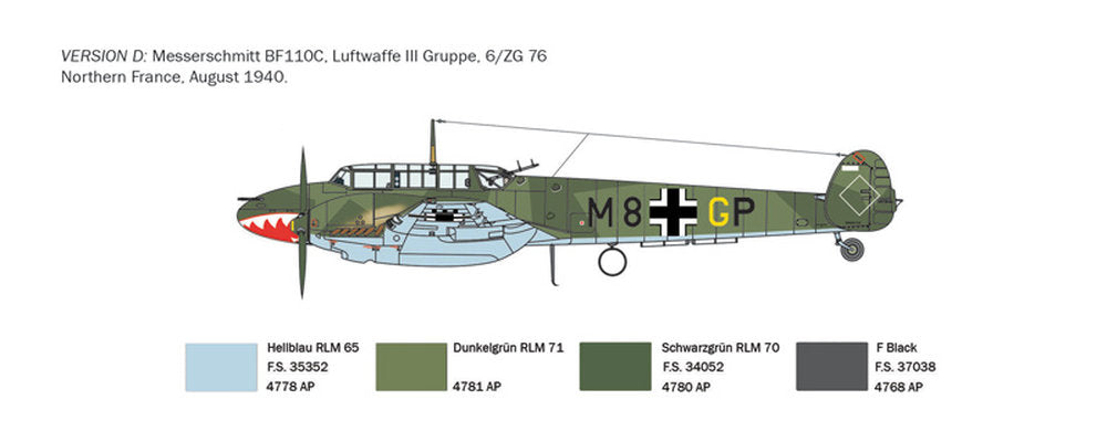 Bf-110 C-3/C-4 Zerstorer