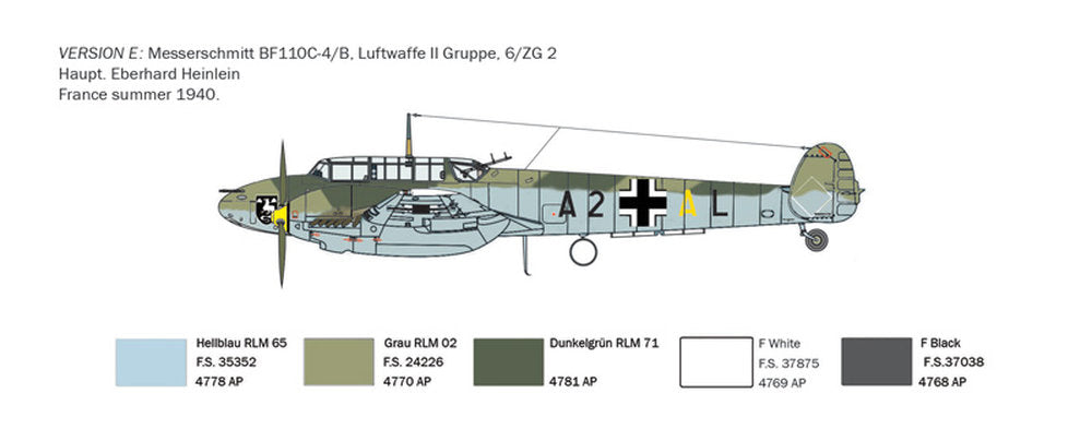 Bf-110 C-3/C-4 Zerstorer