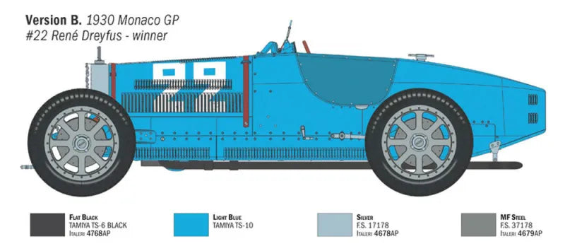 Bugatti Type 35B - Targa Florio 29 / Monaco GP 30
