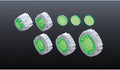 Builders Parts Hd Sight Lens Green