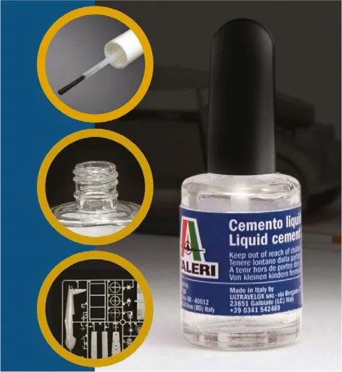 CEMENTO LIQUIDO PER PLASTICA LARGE BRUSH