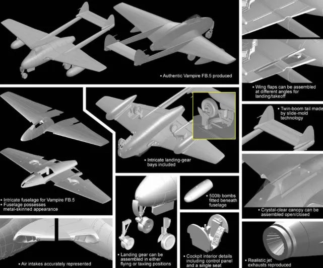 CH FIGHTER BOMBER VAMPIRE FB.5