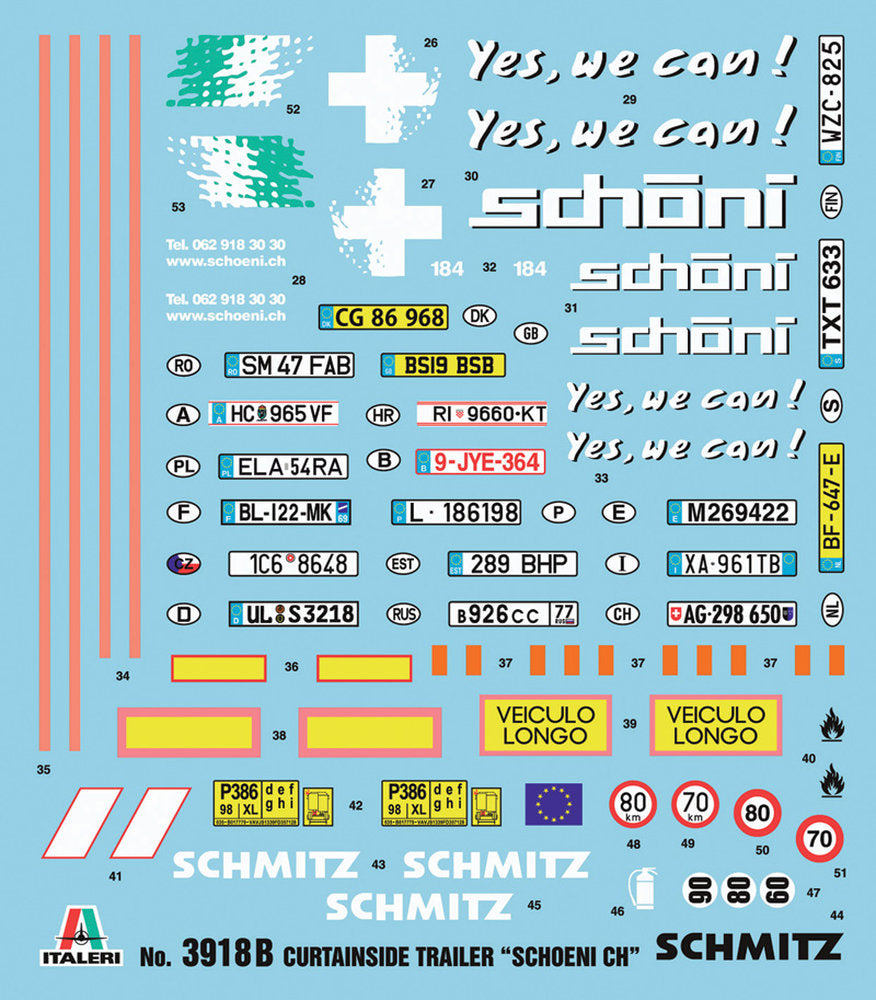 "Schoeni.ch" Curtainside trailer