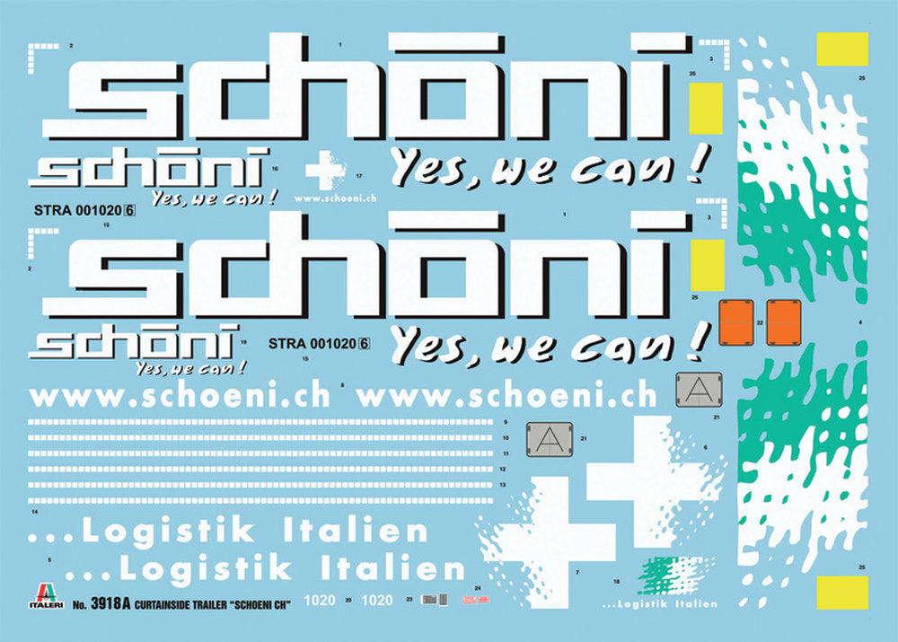 "Schoeni.ch" Curtainside trailer