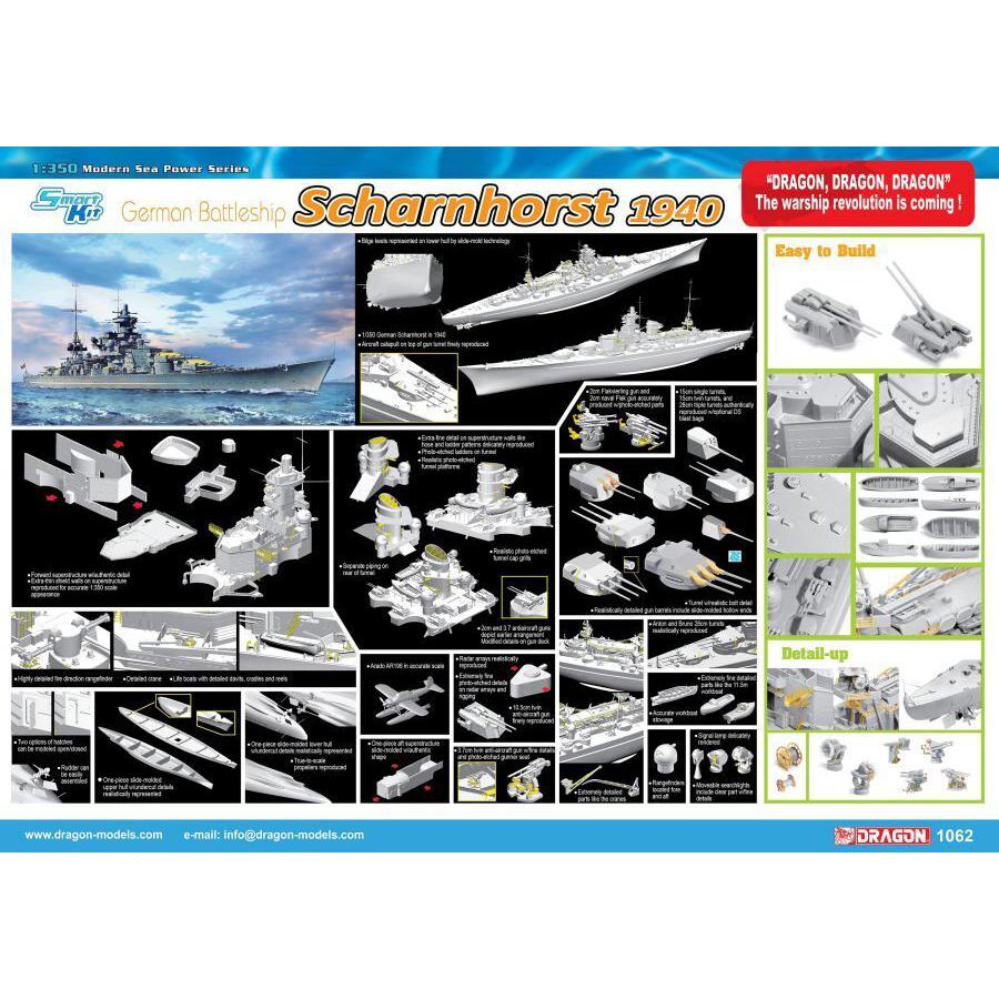 German Battleship Scharnhorst 1940