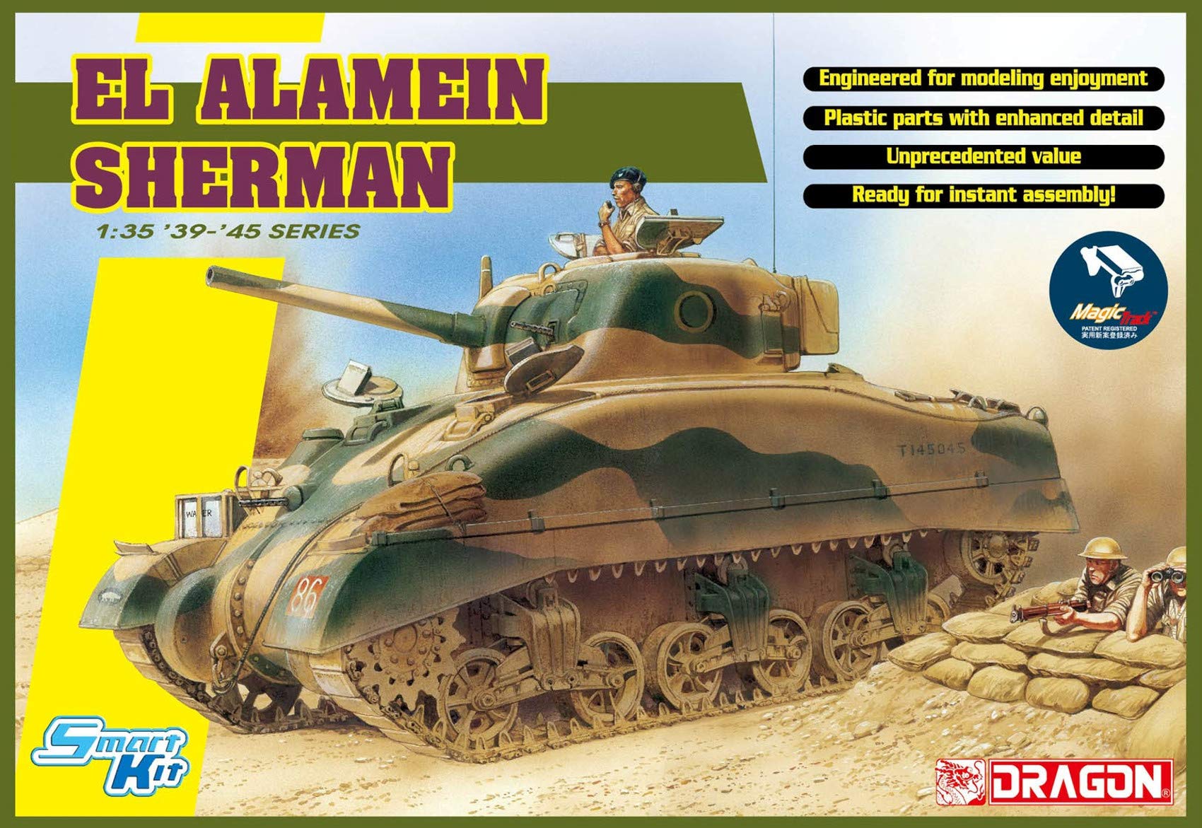 EL ALAMEIN SHERMAN W/MAGIC TRACKS
