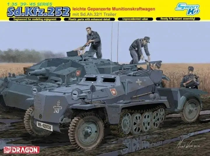 SD.KFZ252 Gepanzerte mit Trailer
