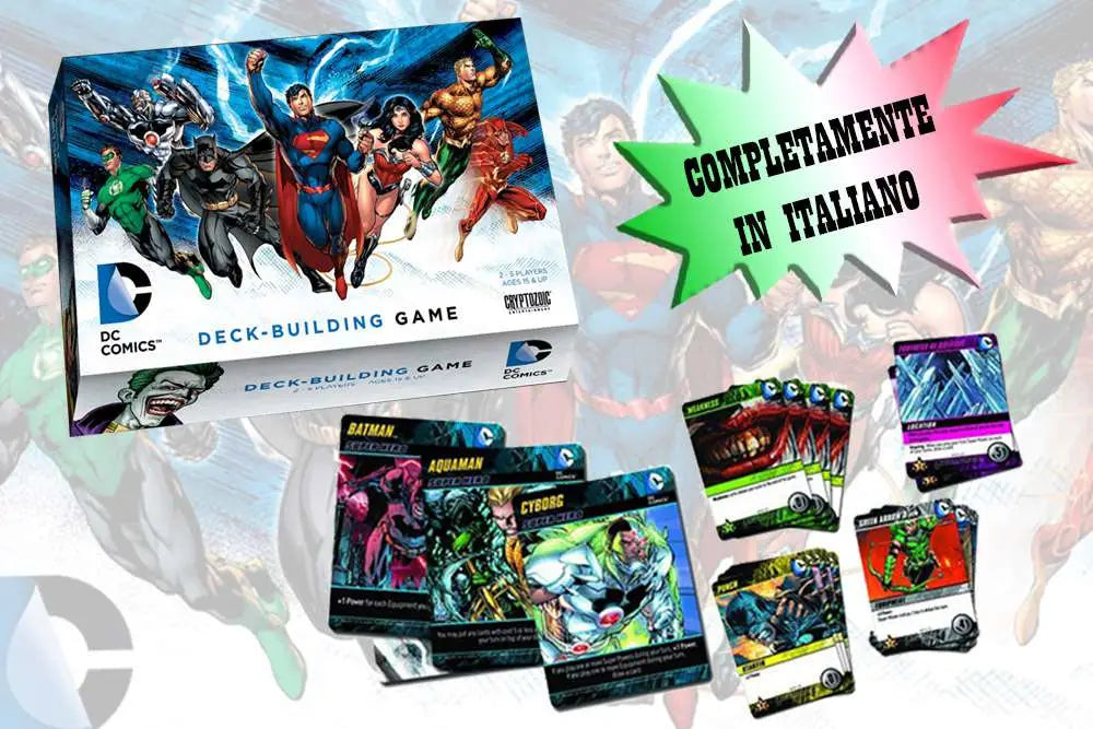 DC Comics Deck Building Game italiano