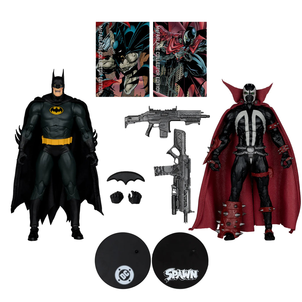 Dc Mcfarlane Coll Ed Batman & Spawn 2pk Action Figure