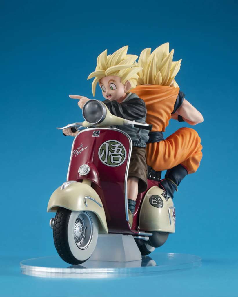 Desktop Real Mccoy Ex Dragon Ball Z Ss Son Goku & Ss Son Gohan & Motorbike