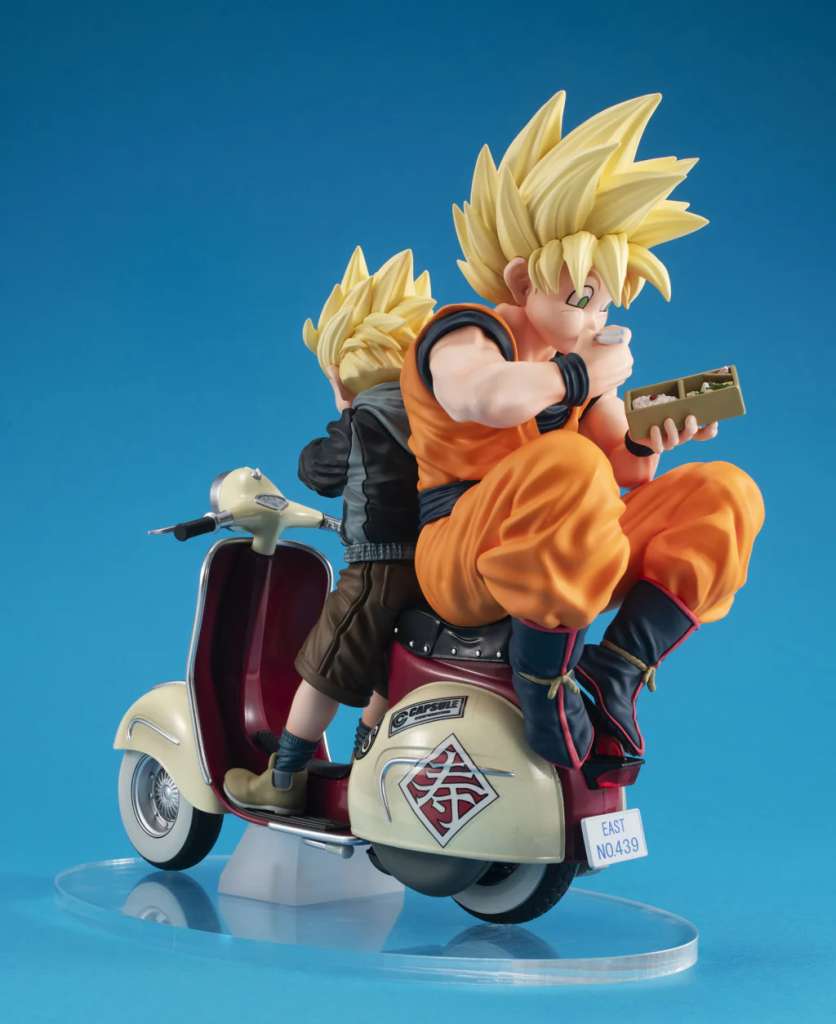 Desktop Real Mccoy Ex Dragon Ball Z Ss Son Goku & Ss Son Gohan & Motorbike