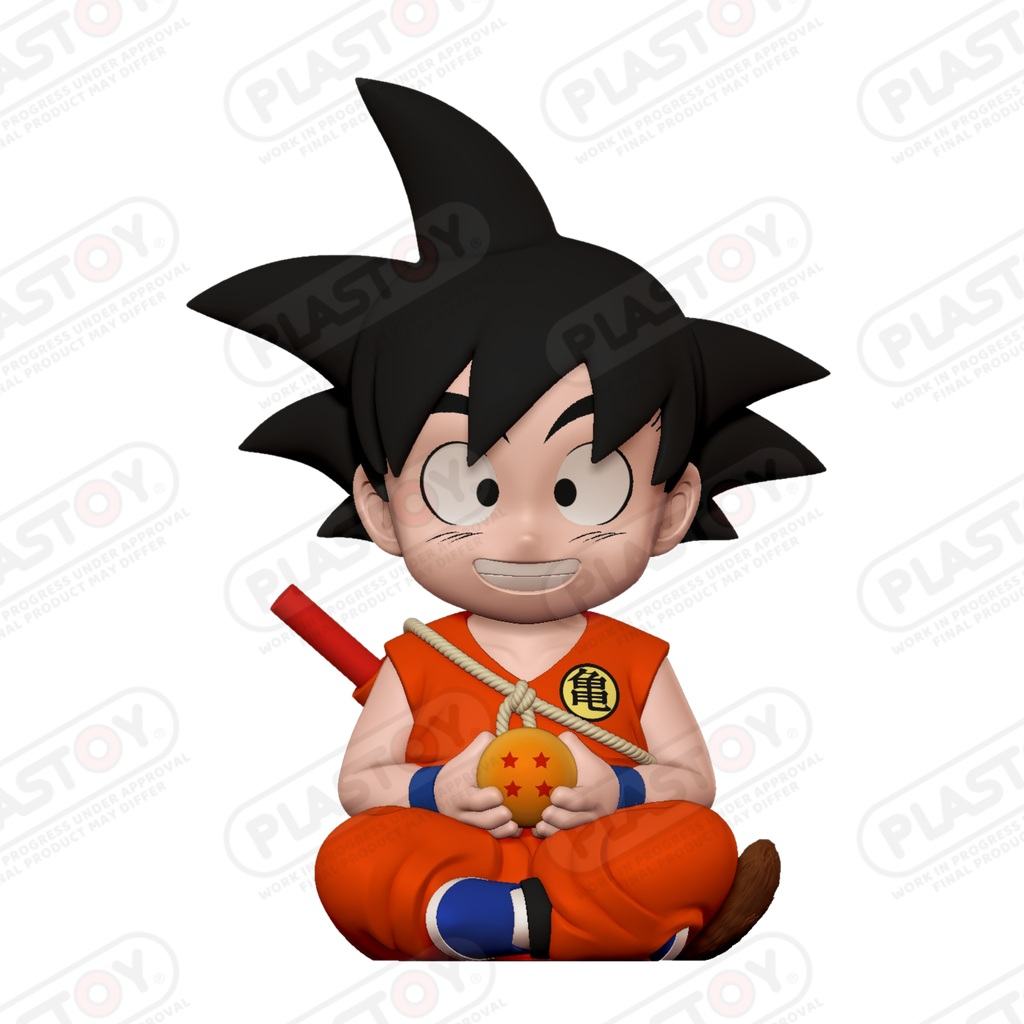Dragon Ball Kid Goku Orange Money Box
