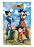 Dragon Ball Super Battle Of Gods Goku Vegeta Family 38x58cm 3d Poster
