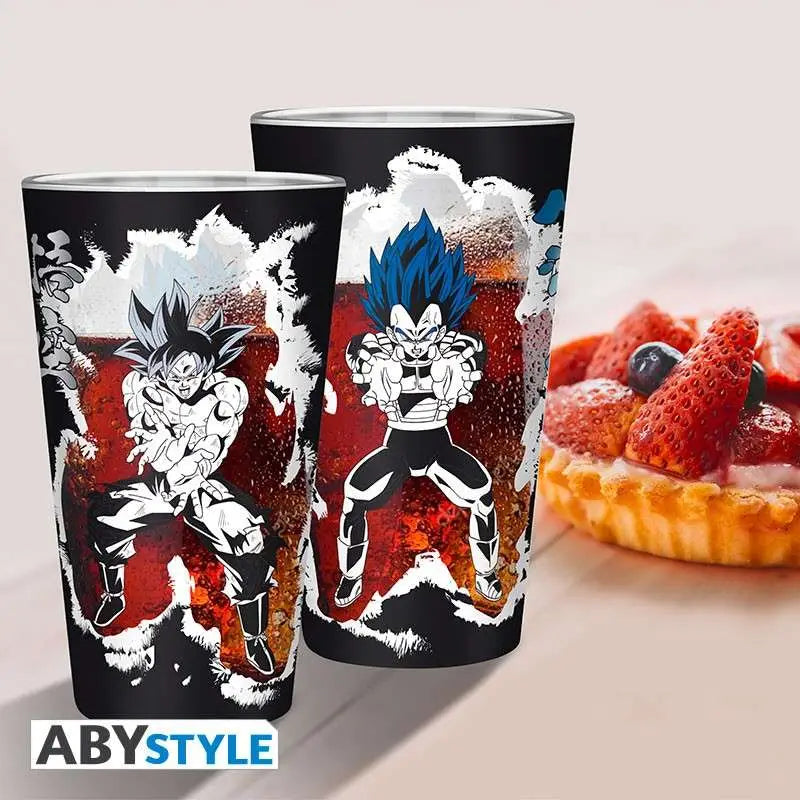 Dragon Ball Super Goku Vegeta Glass L