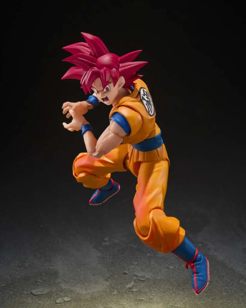 Dragon Ball Super Saiyan God Son Goku God Aura S.h.figuarts