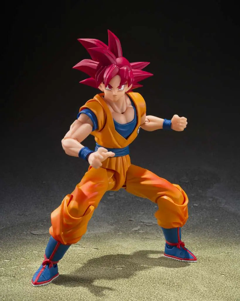 Dragon Ball Super Saiyan God Son Goku God Aura S.h.figuarts