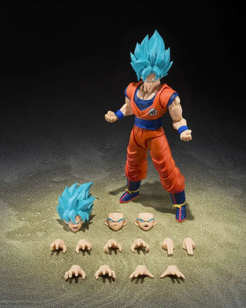 Dragon Ball Super Saiyan God Super Saiyan Son Goku Blue Power S.h.figuarts