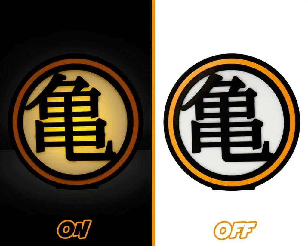 Dragon Ball Z Kame Symbol Lamp