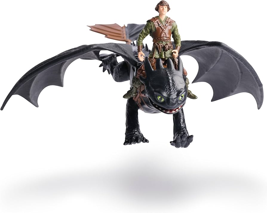 Dragon Toothless + Hiccup